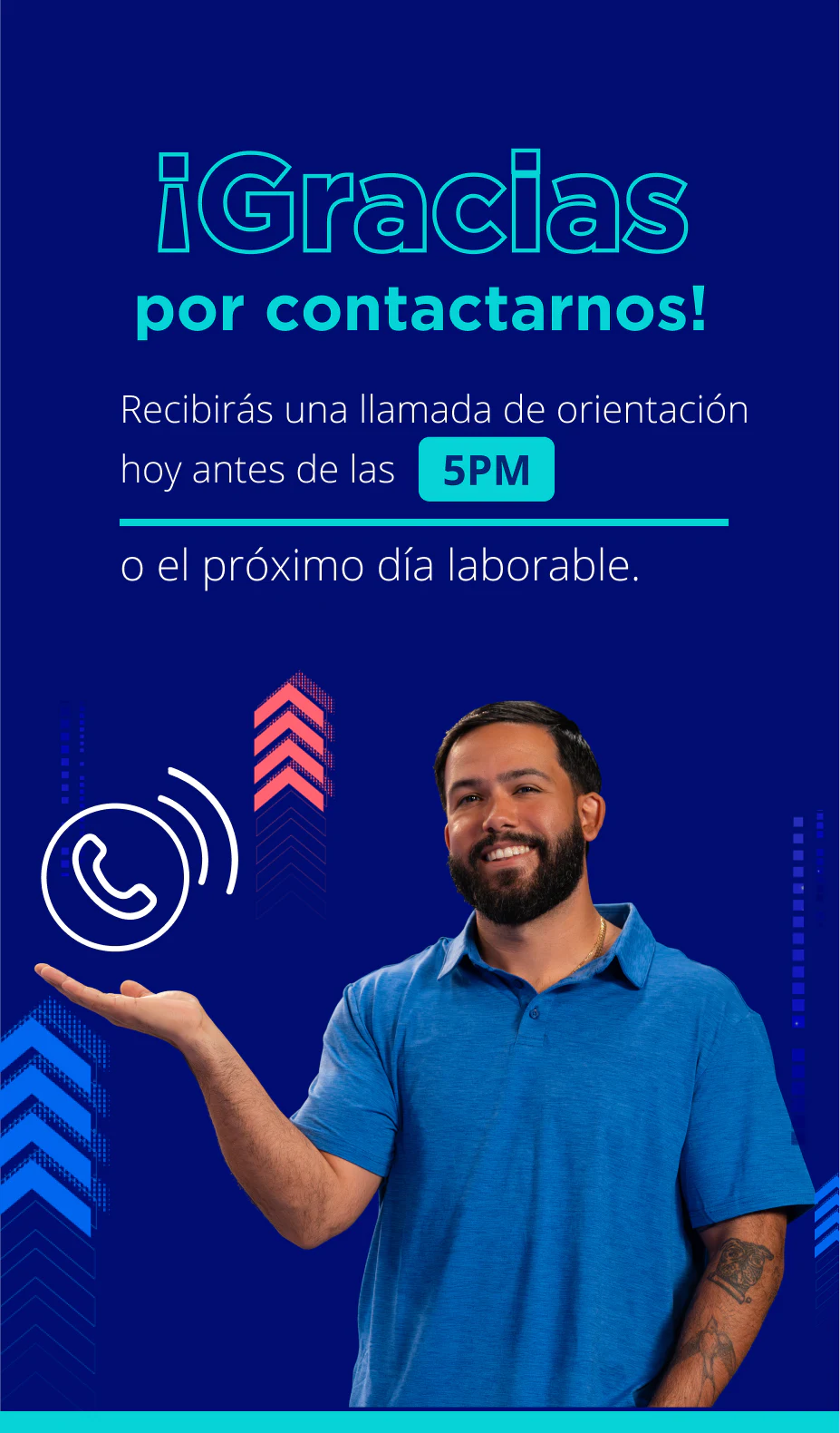 ¡Gracias por contactarnos!